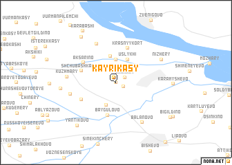 map of (( Kayri-Kasy ))