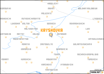 map of Kayshovka