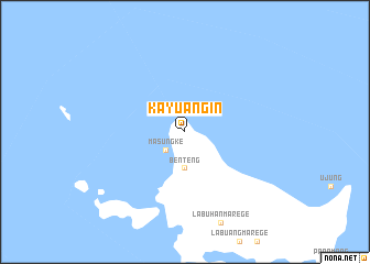 map of Kayuangin