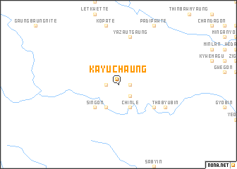 map of Kayuchaung