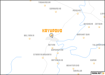 map of Kayupovo