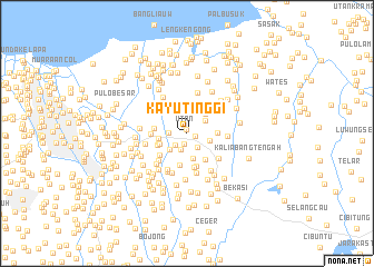 map of Kayutinggi