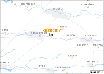 map of Kazachiy