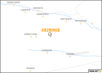 map of Kazaimka