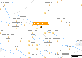 map of Kazak-Aul