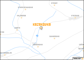 map of Kazakovka