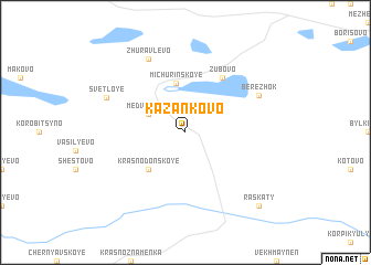 map of Kazankovo