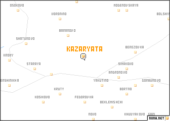 map of Kazaryata