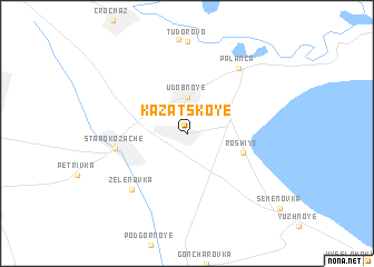 map of Kazatskoye