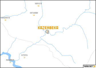 map of Kazembeka