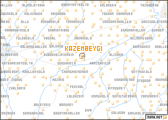 map of Kāz̧em Beygī