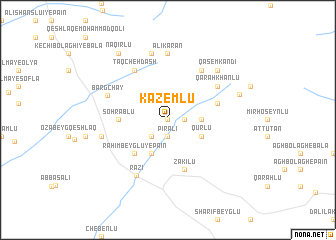 map of Kāz̧emlū
