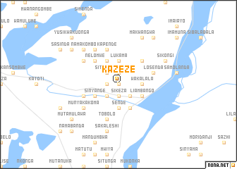 map of Kazeze