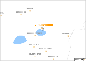 map of Kazgorodok