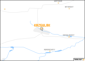 map of Kazgulak