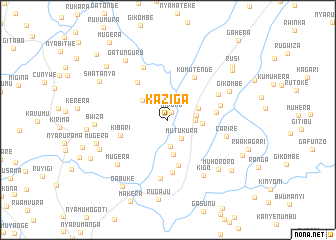 map of Kaziga