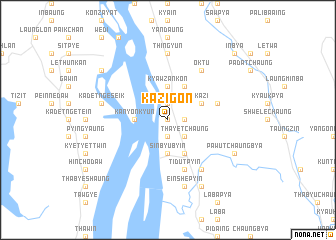 map of Kazigon