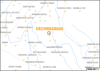 map of Kāz̧im ad Dāwūd