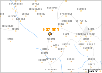 map of Kazingo
