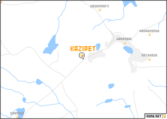 map of Kāzīpet
