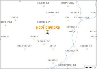 map of Kazlair-Bash