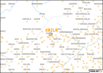 map of Kazla