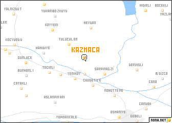 map of Kazmaca