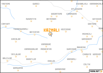 map of Kazmalı