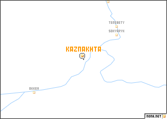 map of Kaznakhta