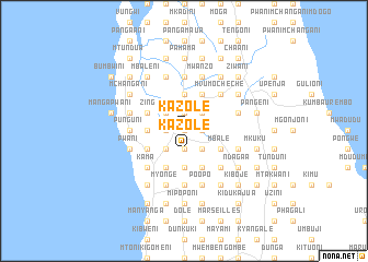 map of Kazole