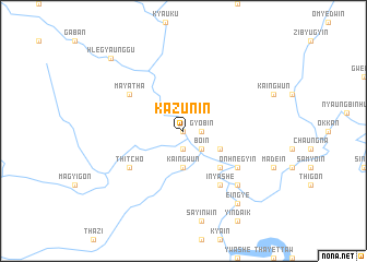 map of Kazun-in