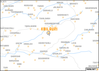map of Kbilauri