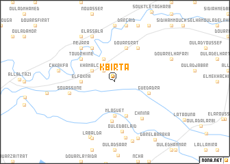 map of Kbirta