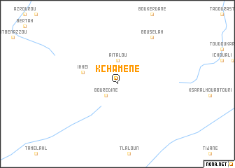 map of Kchamene