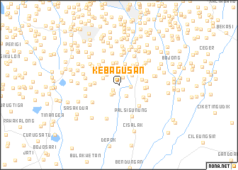 map of Kebagusan