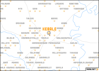 map of Kébalé