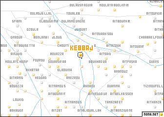map of Kebbaj