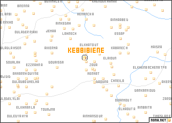 map of Kebbibiene