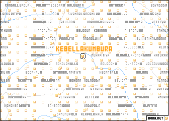 map of Kebellakumbura