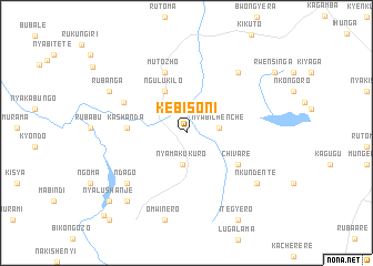 map of Kebisoni