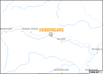 map of Kebonagung