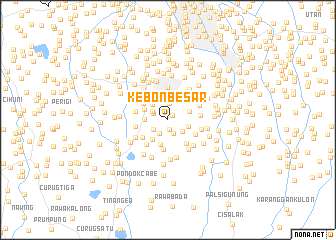 map of Kebon-besar