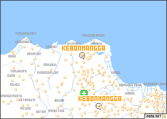 map of Kebonmangga