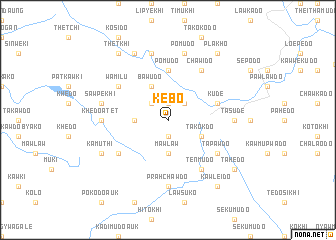 map of Kebo