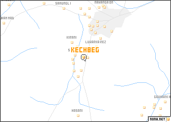map of Kech Beg