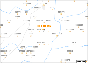 map of Kʼechʼema