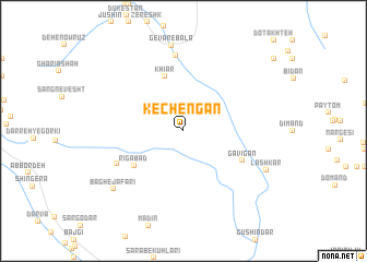 map of Kechengān