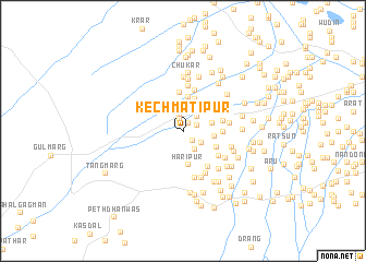 map of Kech Matīpur