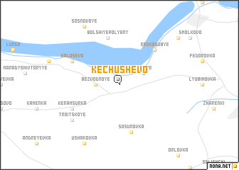 map of Kechushevo