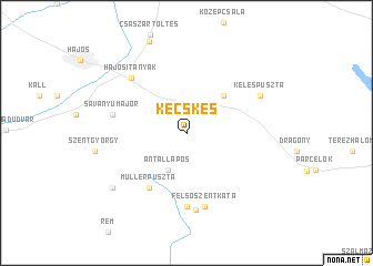 map of Kecskés